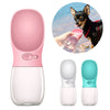 PawsHydrate-10: 350-550ML Portable Pet Water Bottle + Dog Cat Drinking Bowl