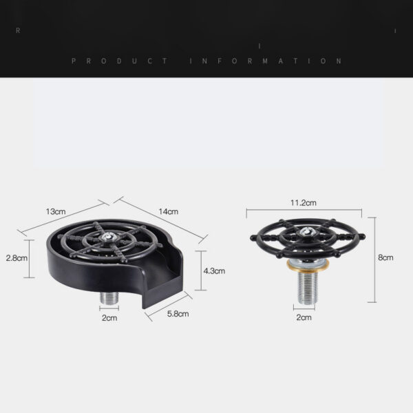 RapidWash-8: High-Pressure Faucet + Coffee Pitcher Cup Wash System - Image 3