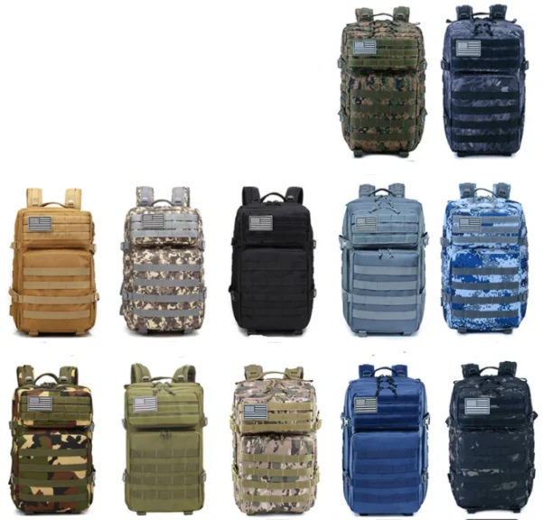 AdventurePro-5X: Sports Outdoor Backpack + Tactical Camo Travel Bag - Image 5