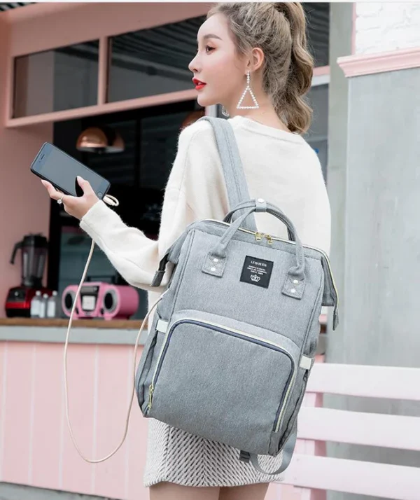BabyBuddy-10: Mega Capacity Diaper Bag + Mummy Nursing Nappy Backpack