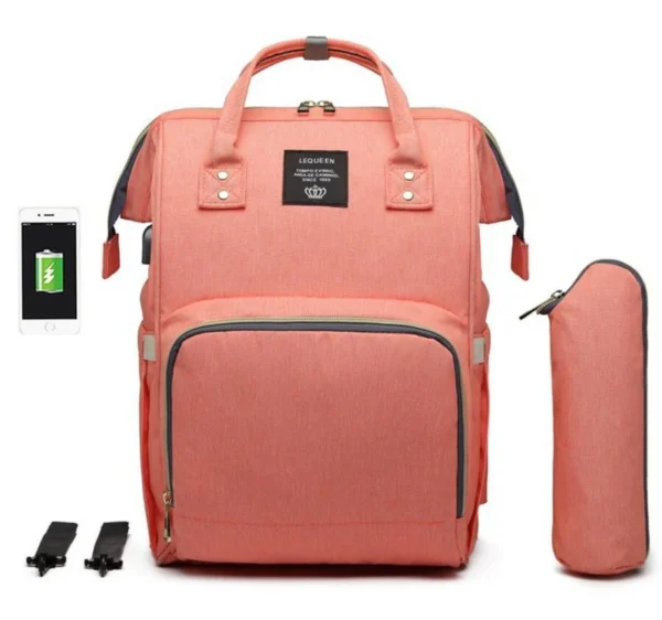 BabyBuddy-10: Mega Capacity Diaper Bag + Mummy Nursing Nappy Backpack - Image 3