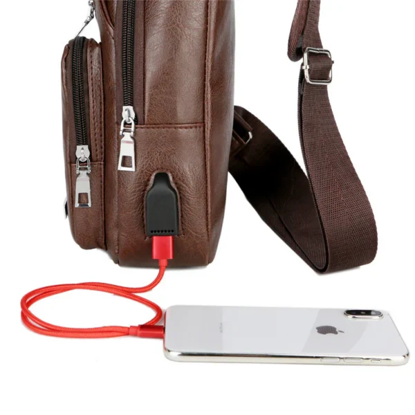 PowerPackX-10: USB Portable Charging Chest Bag + Messenger Bag - Image 3