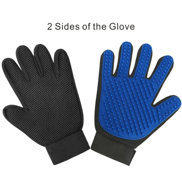 FurCareX-10: Cat Grooming Glove + Pet Hair Deshedding Brush Comb Glove - Image 2