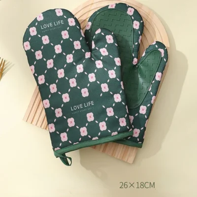 BakeMate-8: Kitchen Heat Insulation Gloves + Anti-Scalding Oven Mitts
