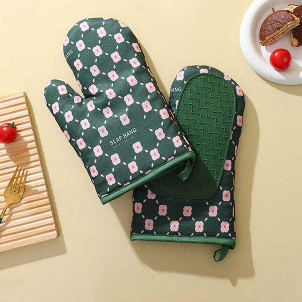 BakeMate-8: Kitchen Heat Insulation Gloves + Anti-Scalding Oven Mitts - Image 9