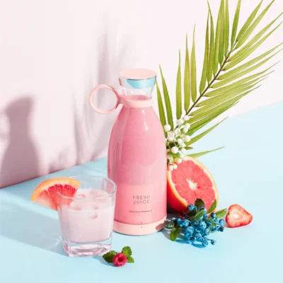 BlendPro-350: Electric Juicer Blender + USB Rechargeable Mixer