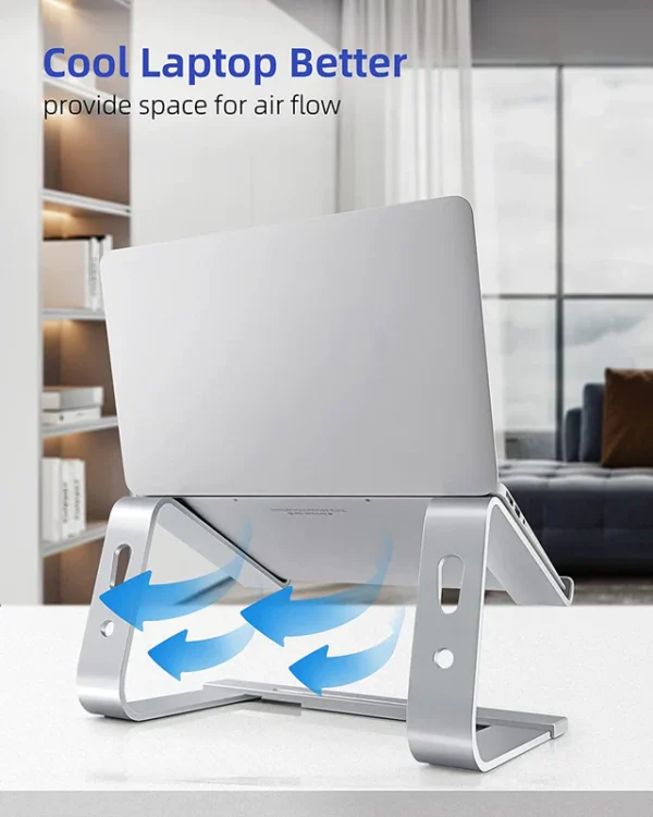 Laptop Stand | Aluminium Laptop Riser - Image 6