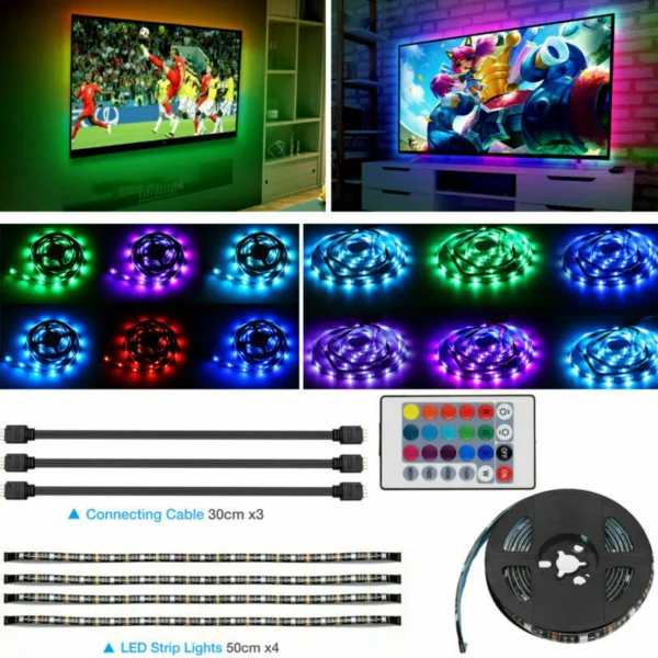 RGB LED Strip | 4x50CM USB 5V