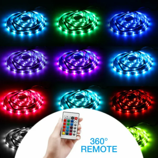 RGB LED Strip | 4x50CM USB 5V - Image 10